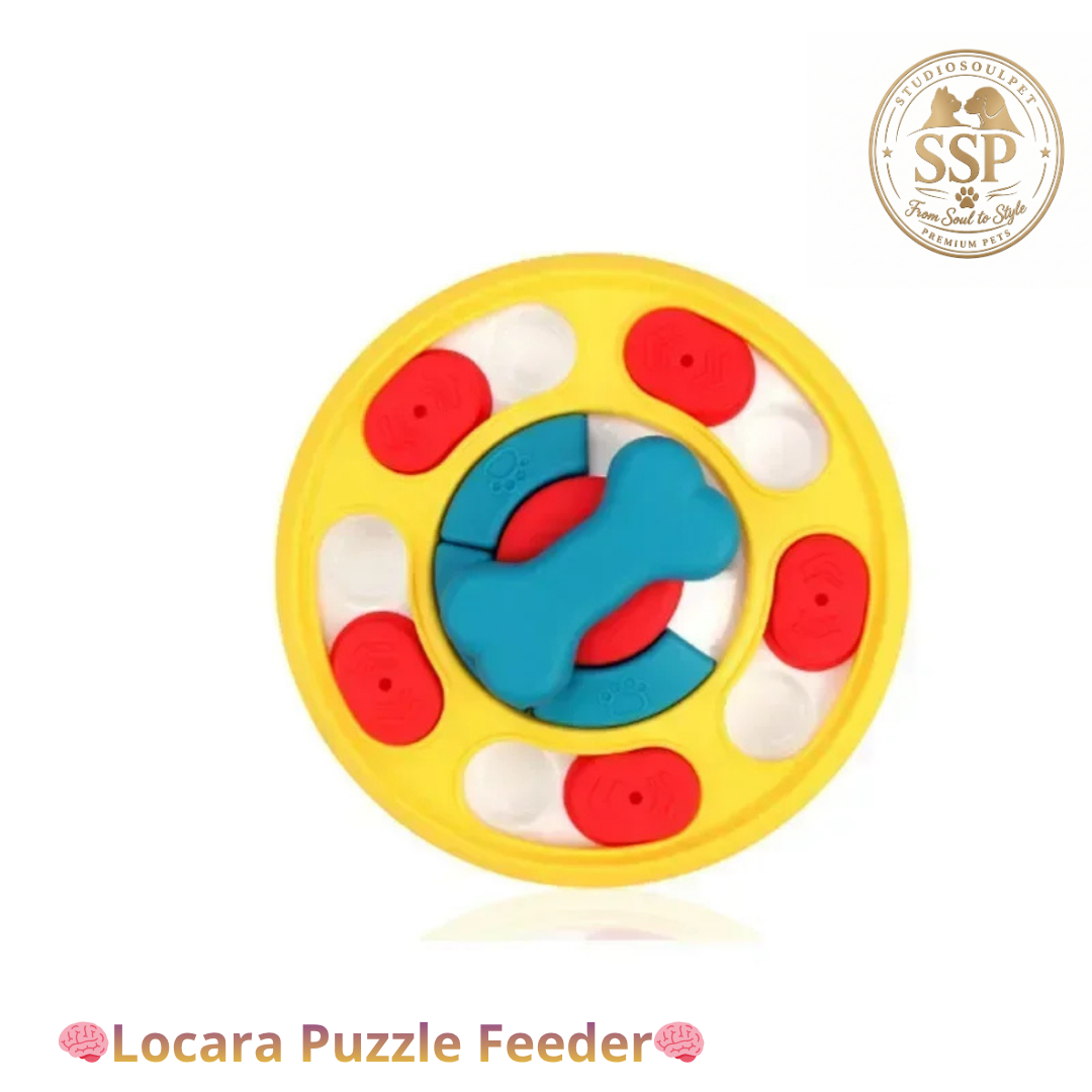 Locara Puzzle Feeder🧠 Stimulates dog intelligence🍖 Dispenses food interactively🐾 Entertainment + Training in one step