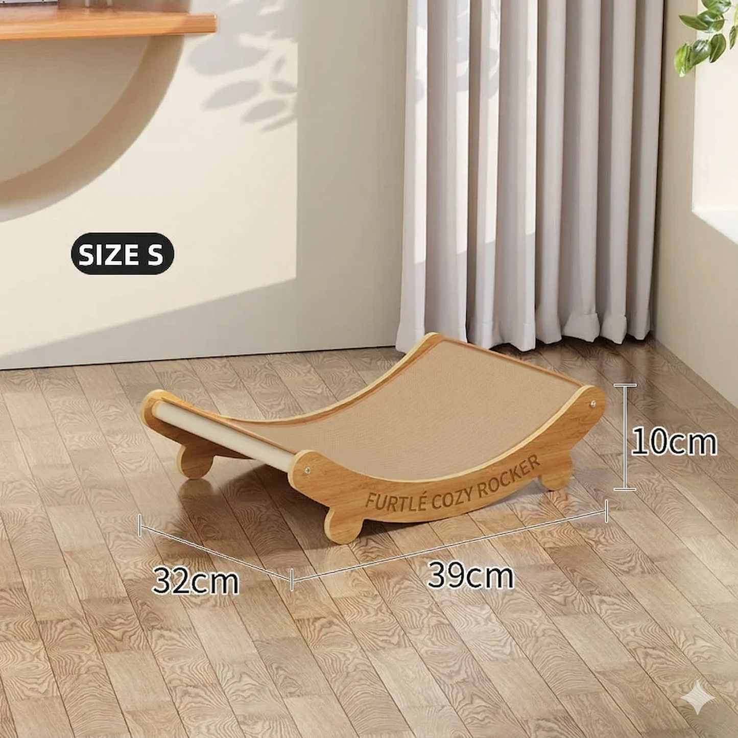 Furtlé Cozy Rocker🐱🔥Self-heating bed Comfortable rocking  for your cat