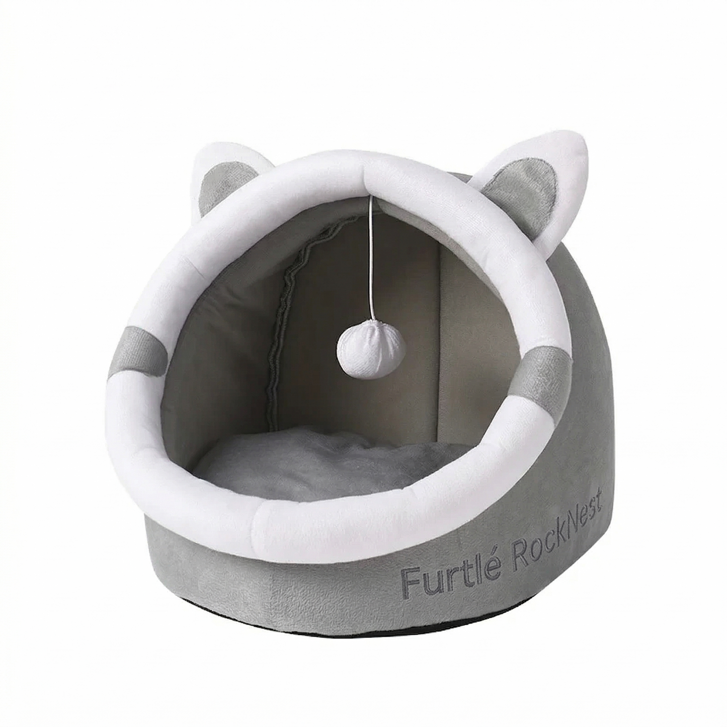 Furtlé RockNest🐱🔥House bed for your cat's comfort🛏️ Soft and comfortable design✨