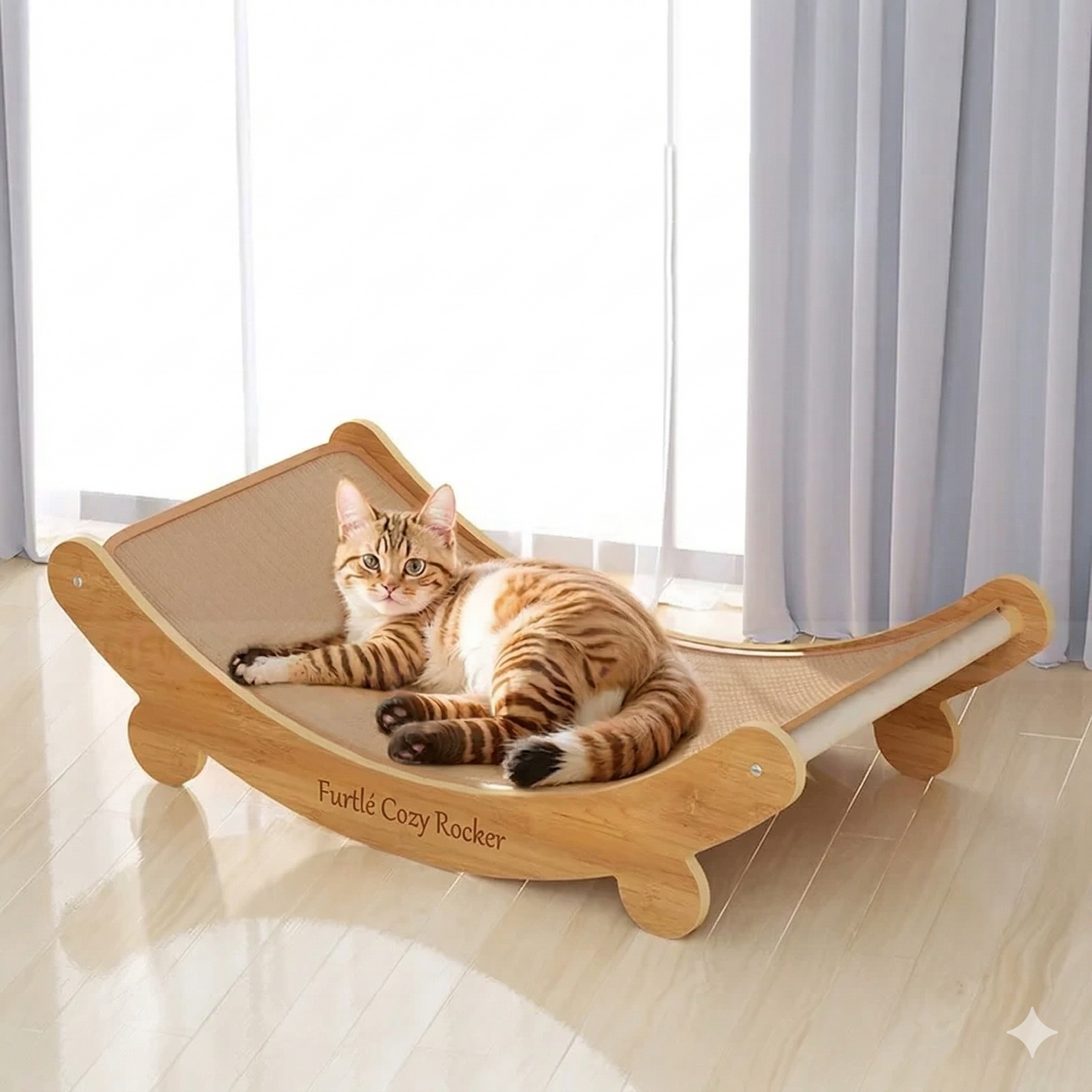 Furtlé Cozy Rocker🐱🔥Self-heating bed Comfortable rocking  for your cat