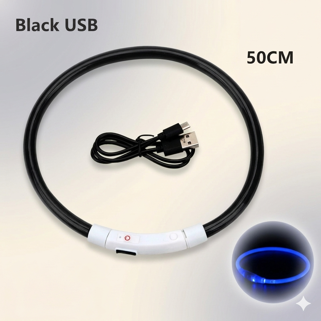 Furtlé Glow Collar 💡🐾💡 Light-up collar for your pet's comfort and safety at night✨ Stylish and comfortable design