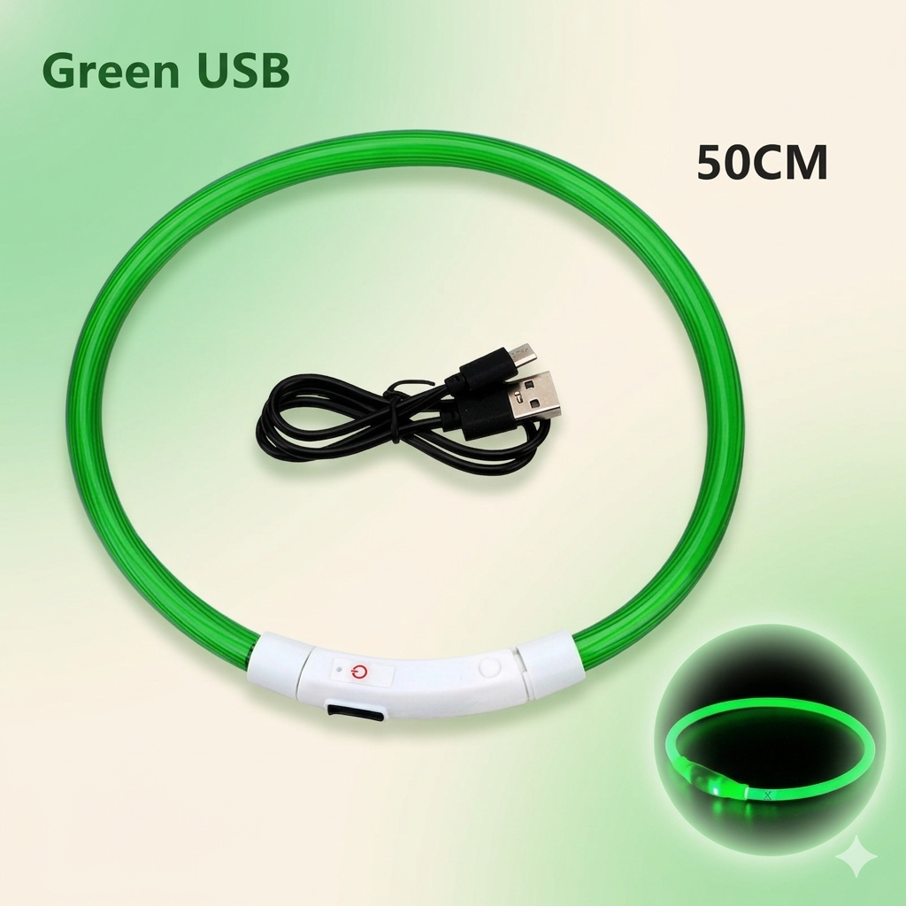 Furtlé Glow Collar 💡🐾💡 Light-up collar for your pet's comfort and safety at night✨ Stylish and comfortable design