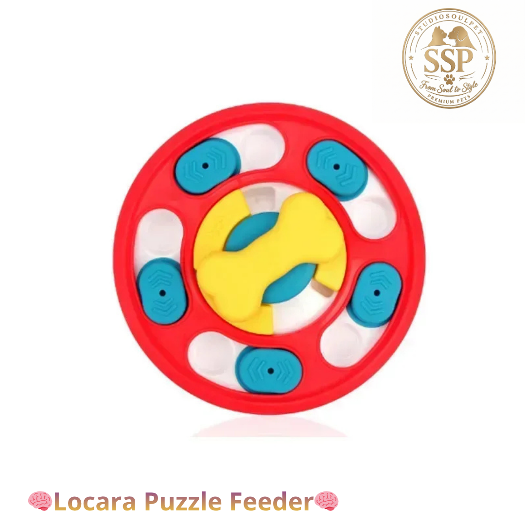 Locara Puzzle Feeder🧠 Stimulates dog intelligence🍖 Dispenses food interactively🐾 Entertainment + Training in one step