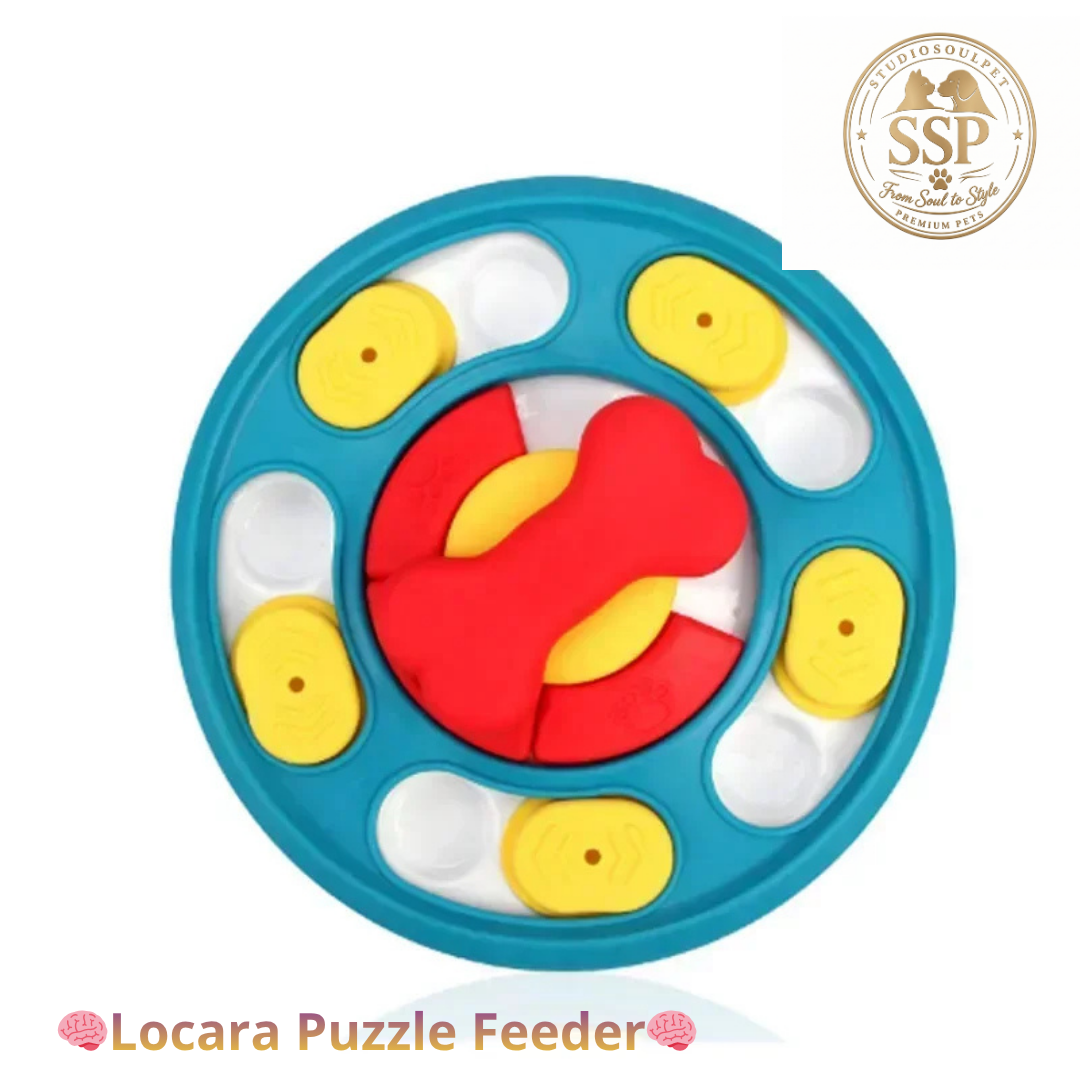 Locara Puzzle Feeder🧠 Stimulates dog intelligence🍖 Dispenses food interactively🐾 Entertainment + Training in one step