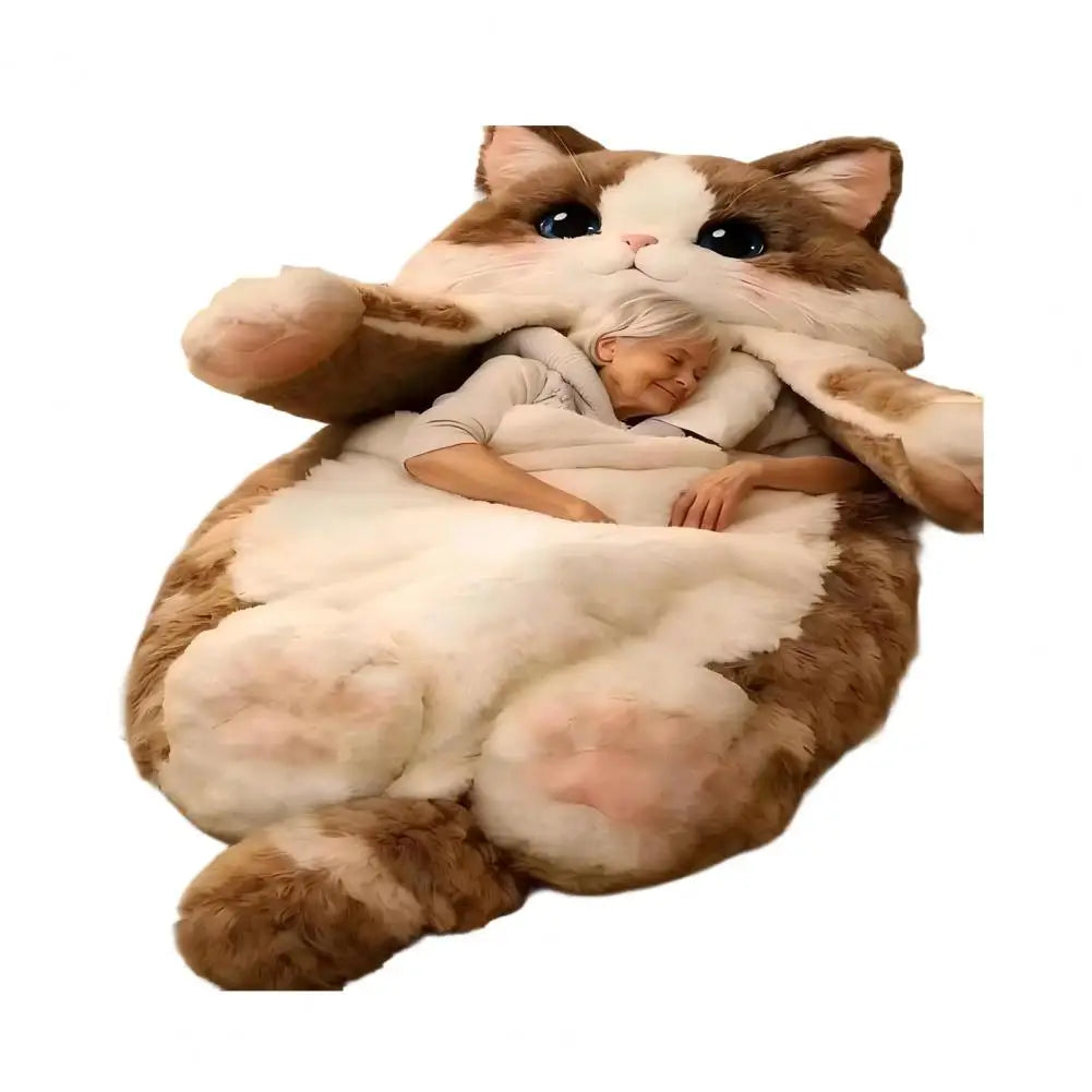 🐾CozyCritter Sleep Bag🛏️ Sac de couchage douillet en forme d'animal  🏕️ Idéal pour la maison, les voyages et le camping  ✨ Chaud, doux et confortable