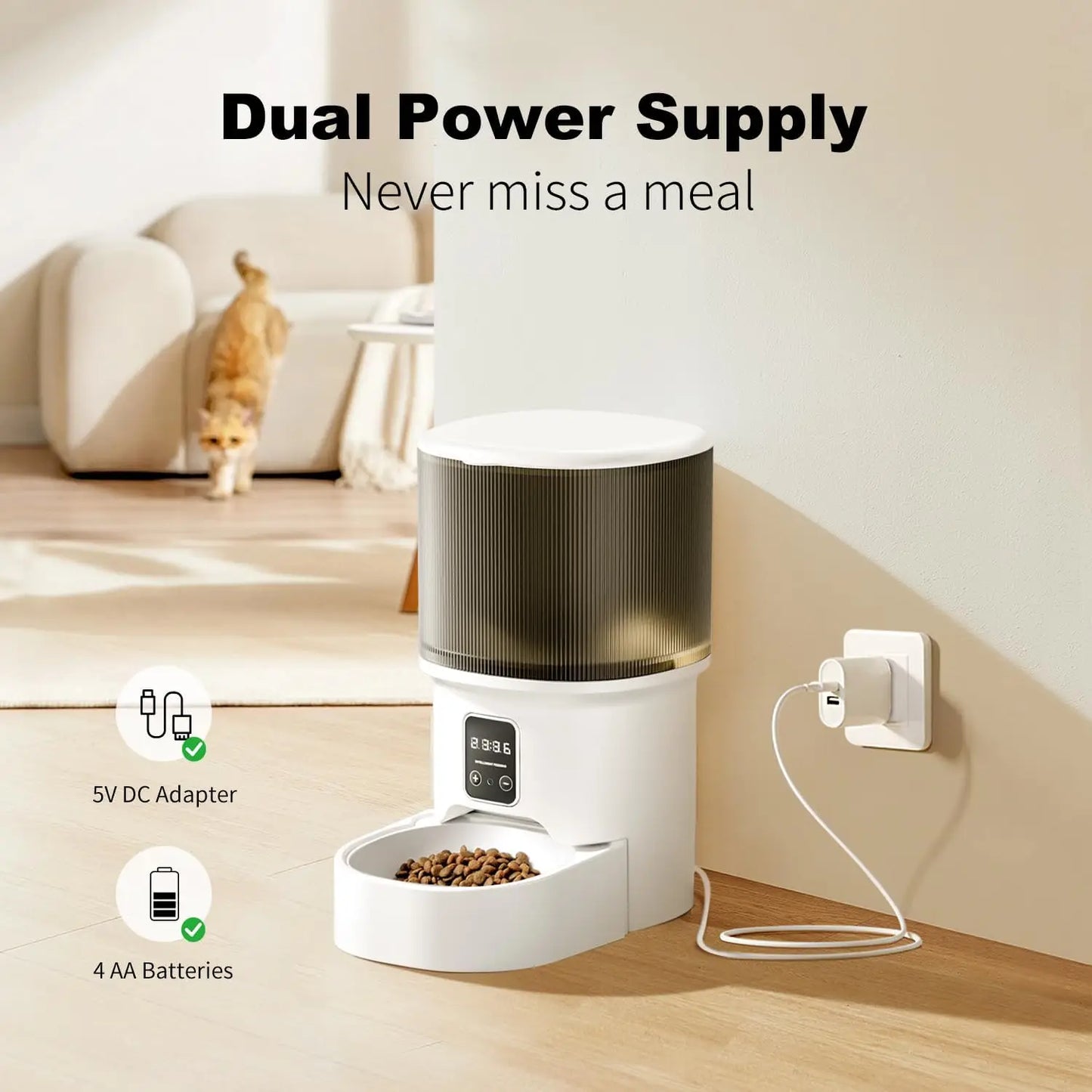 Furté AutoFeeder🐾⏱️ Automatic feeding-Pet with no daily effort