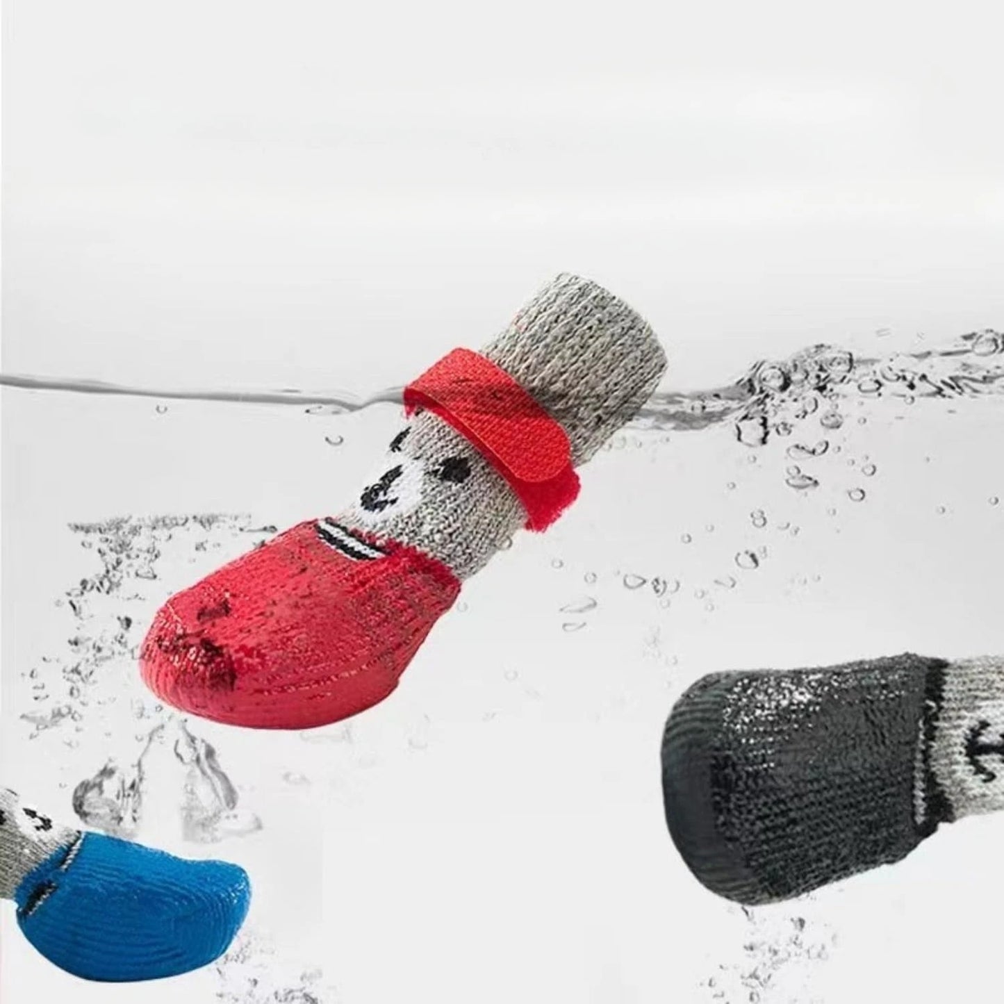 🐾GripPaw🐶 Socks ✨ Waterproof Knitting Warm Shoes, Rain Snow