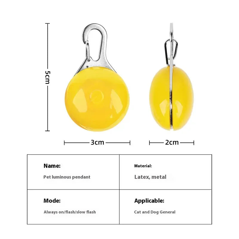Furtlé Glow Charm 💡🐾🔆 Luminous necklace for enhanced nighttime safety
