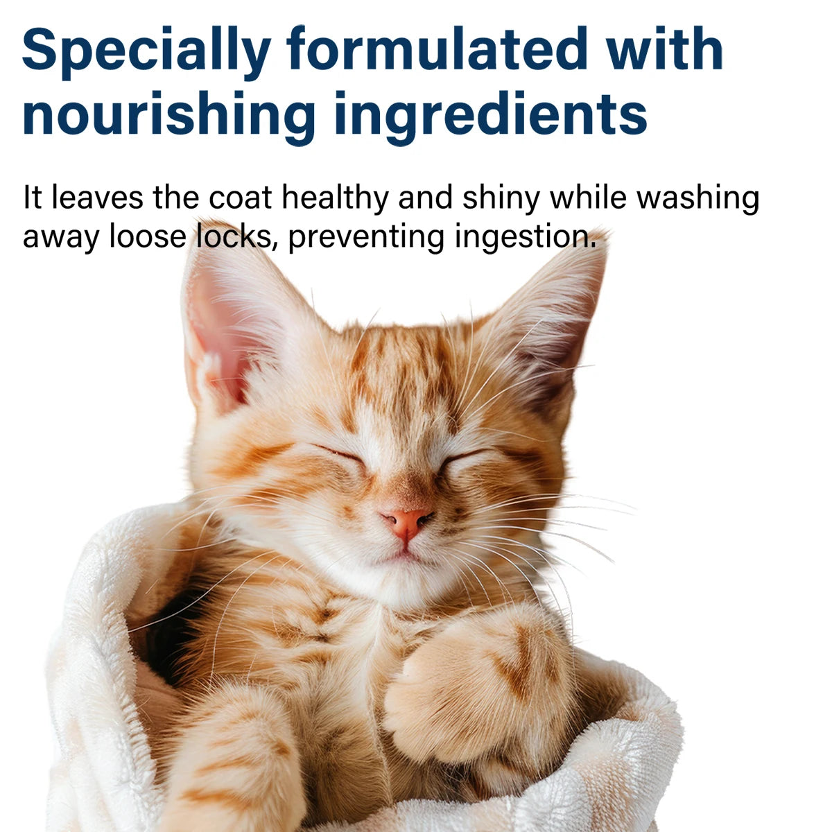 🐾PurrClean💧Shampoo 🧼Clean, fresh, and happy 😻Long-Lasting Fresh Scent✨A gentle shampoo that keeps your Cat’s coat soft, shiny, and healthy after every wash 🐾