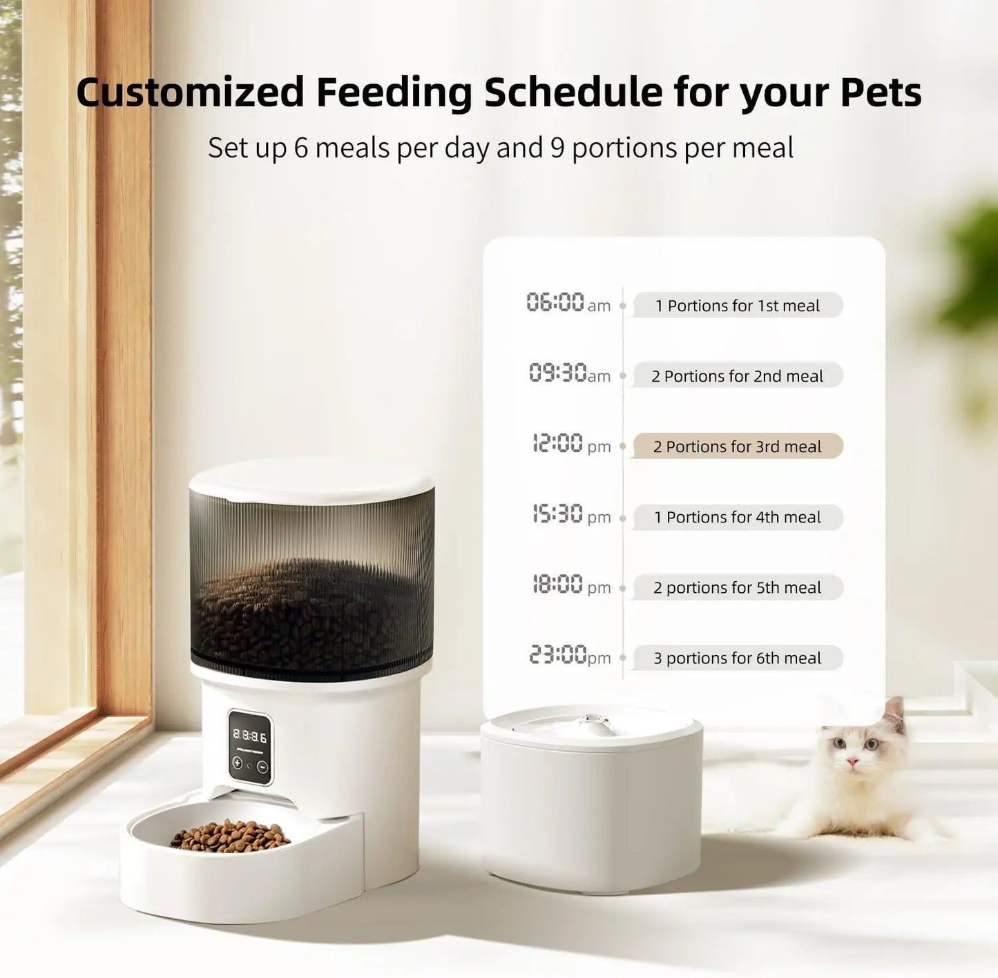 Furté AutoFeeder🐾⏱️ Automatic feeding-Pet with no daily effort