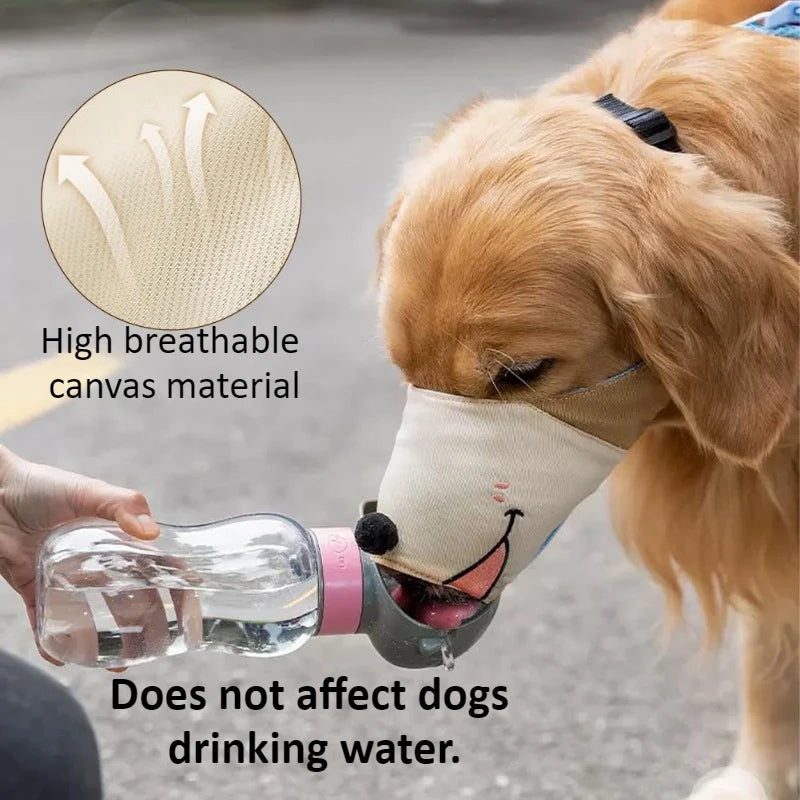🐾GentleGuard Muzzle 🐶Adjustable, anti-bark, breathable, gentle and fun
