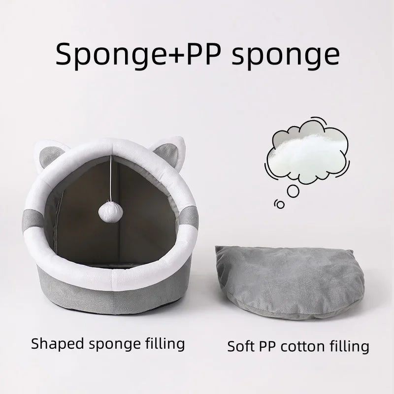 Furtlé RockNest🐱🔥House bed for your cat's comfort🛏️ Soft and comfortable design✨